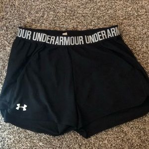 black under armour shorts